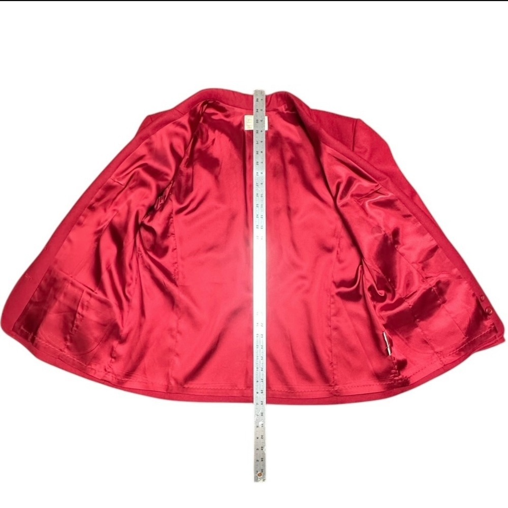 Vintage Pendleton Women’s 100% Wool Red Blazer Jacket ~ Size XL ~ New - Picture 8 of 10